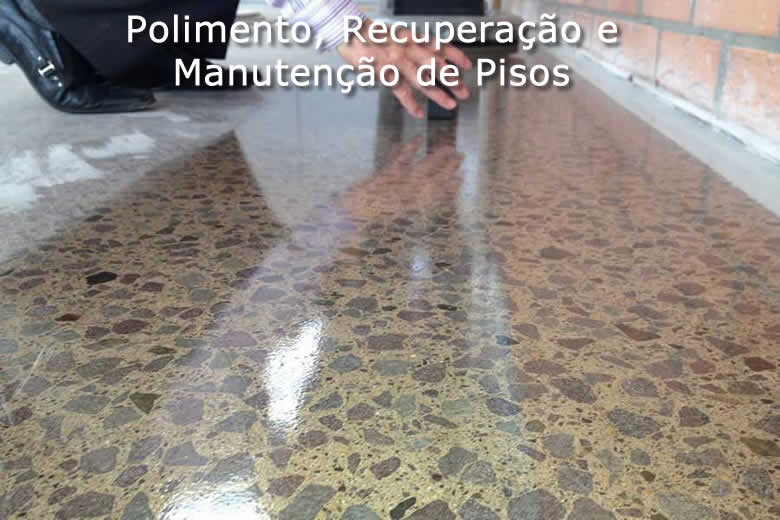 Polimentos, Manuteno, Polimento de Pisos